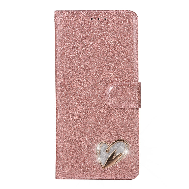 For Samsung Galaxy Note9 Glitter Powder Love Leather Phone Case