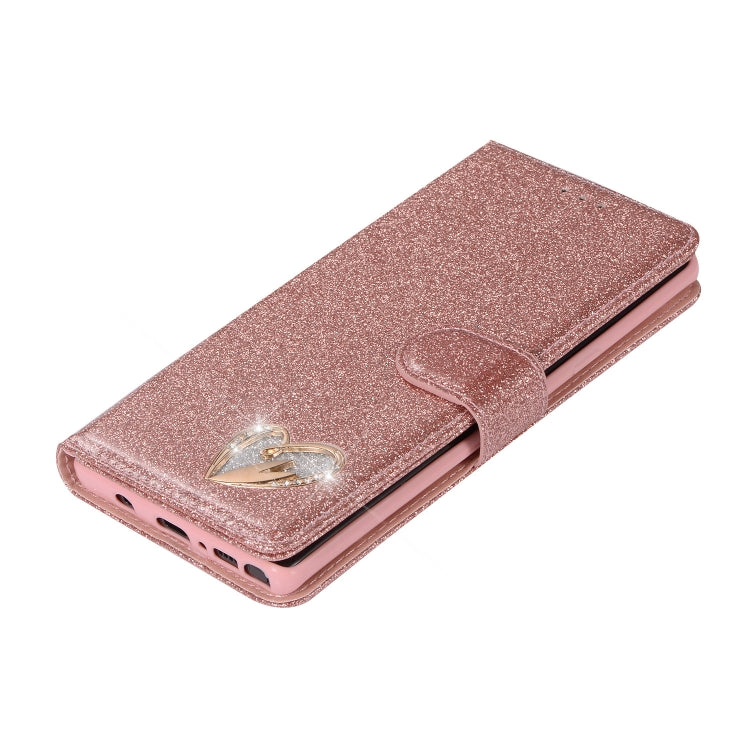 For Samsung Galaxy Note9 Glitter Powder Love Leather Phone Case