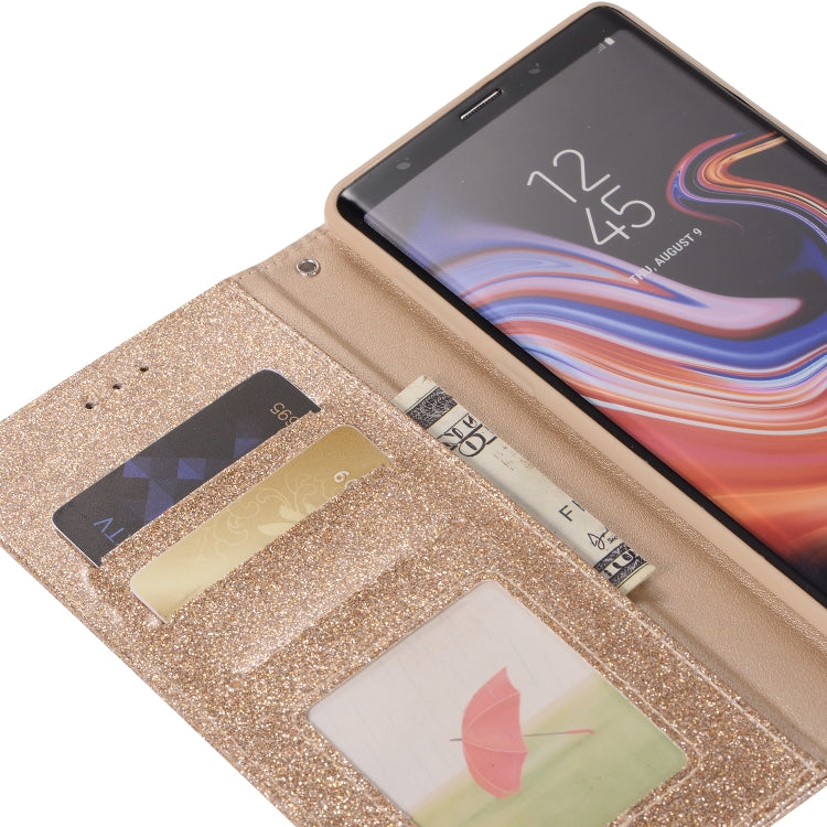 For Samsung Galaxy Note9 Glitter Powder Love Leather Phone Case