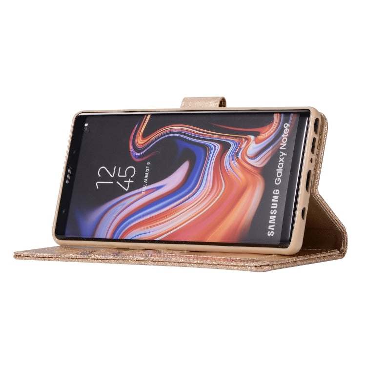 For Samsung Galaxy Note9 Glitter Powder Love Leather Phone Case