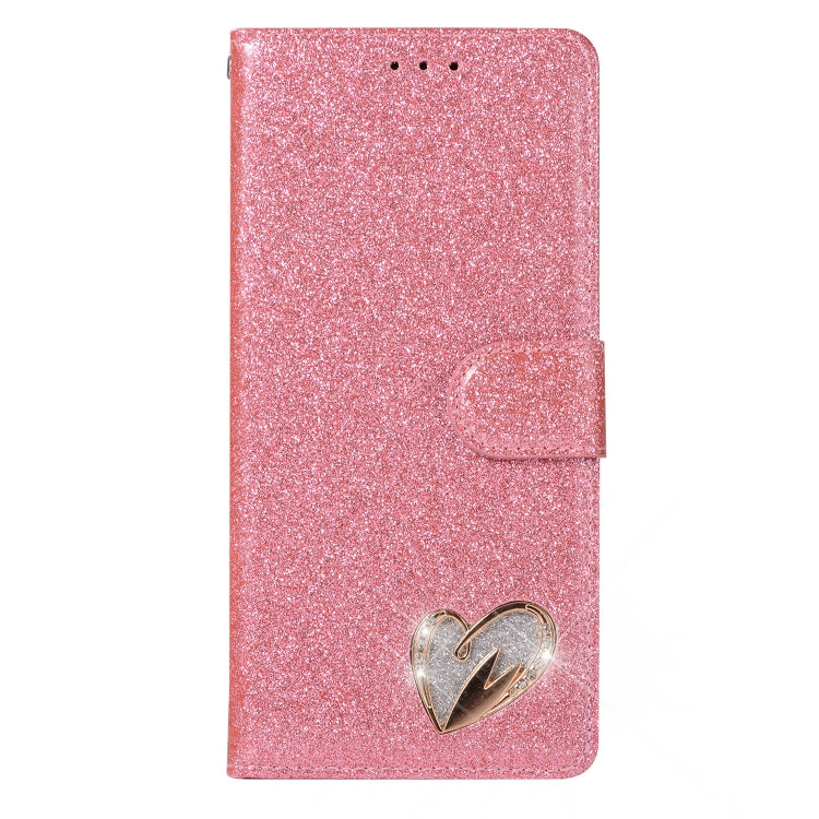 For Samsung Galaxy Note9 Glitter Powder Love Leather Phone Case