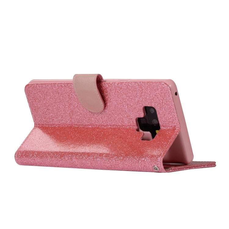For Samsung Galaxy Note9 Glitter Powder Love Leather Phone Case