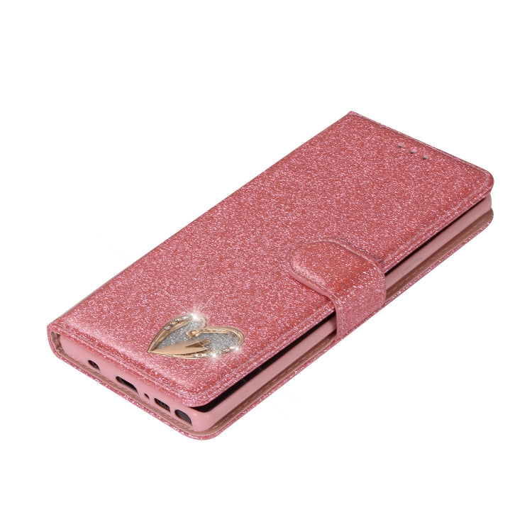 For Samsung Galaxy Note9 Glitter Powder Love Leather Phone Case