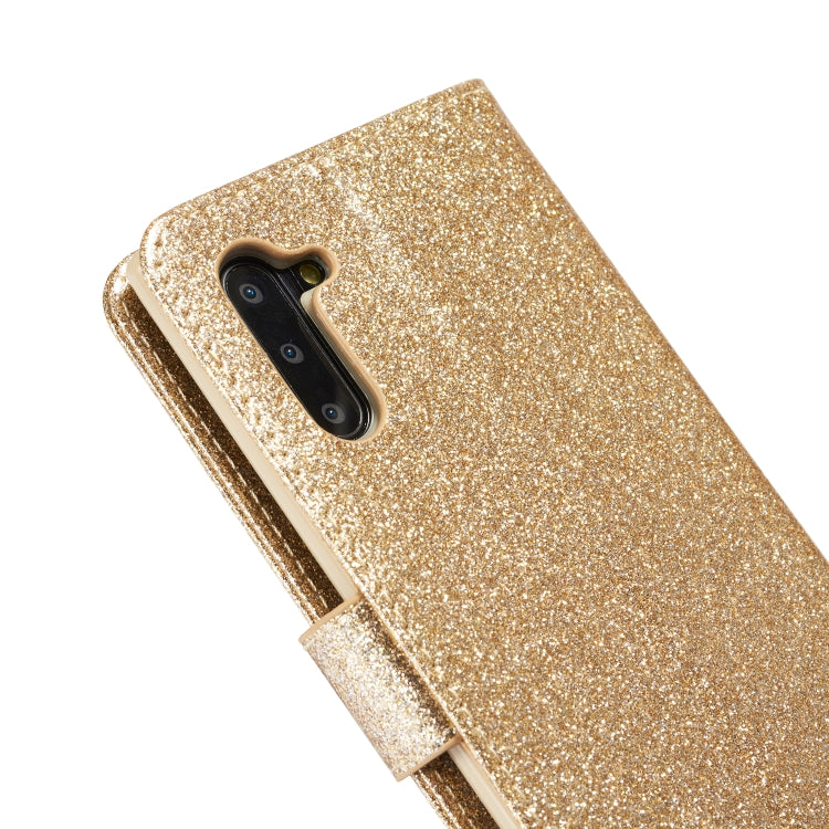 For Samsung Galaxy Note10 Glitter Powder Love Leather Phone Case