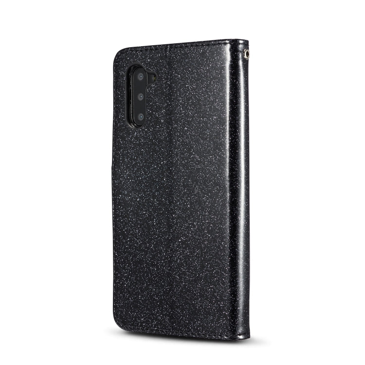For Samsung Galaxy Note10 Glitter Powder Love Leather Phone Case