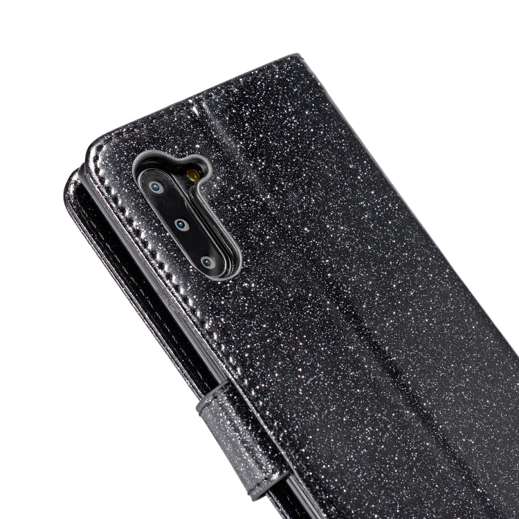 For Samsung Galaxy Note10 Glitter Powder Love Leather Phone Case