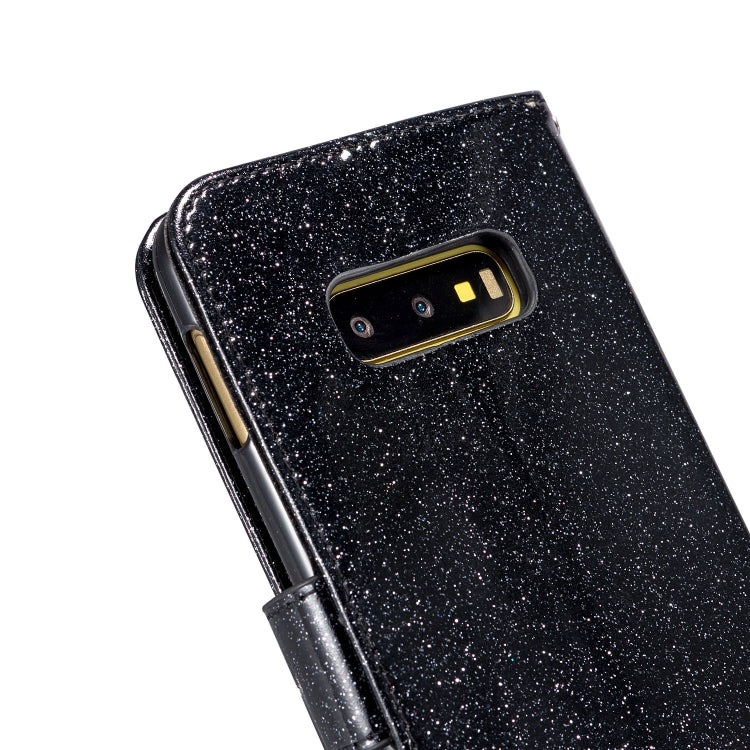 For Samsung Galaxy S10e Glitter Powder Love Leather Phone Case