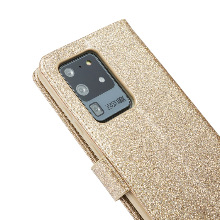 For Samsung Galaxy S20 UItra Glitter Powder Love Leather Phone Case