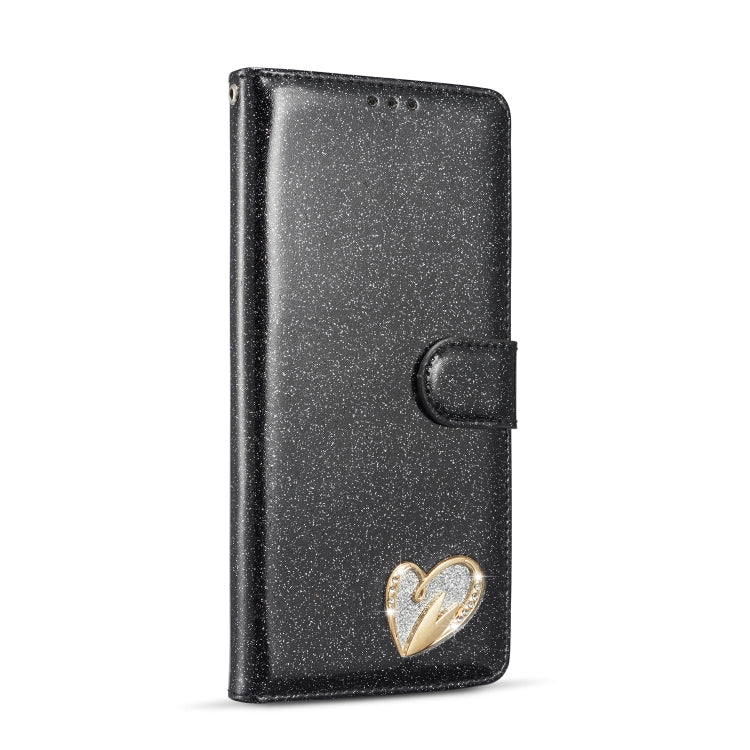 For Samsung Galaxy S20 UItra Glitter Powder Love Leather Phone Case