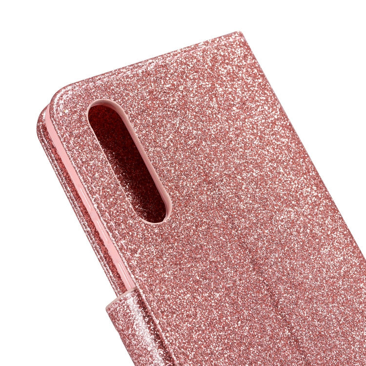 For Huawei P30 Glitter Powder Love Leather Phone Case