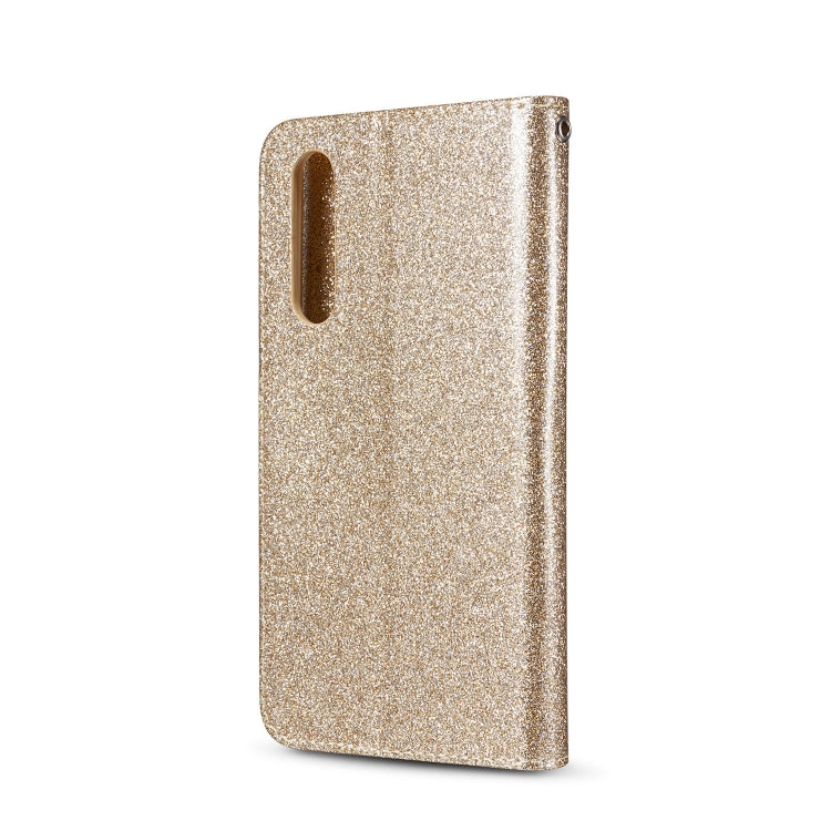 For Huawei P30 Glitter Powder Love Leather Phone Case