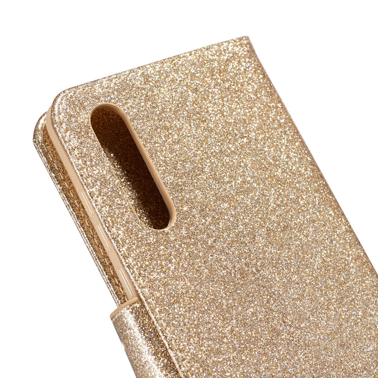 For Huawei P30 Glitter Powder Love Leather Phone Case