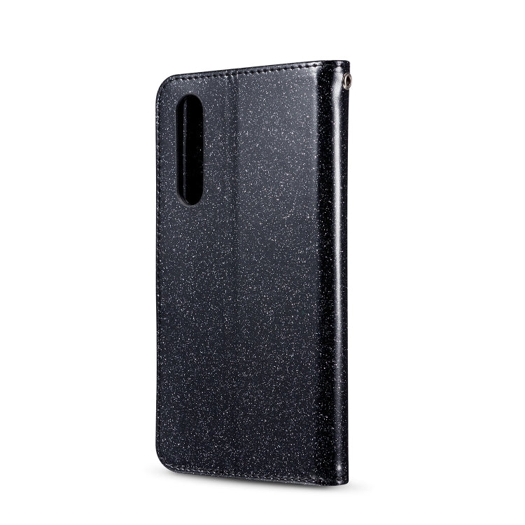 For Huawei P30 Glitter Powder Love Leather Phone Case