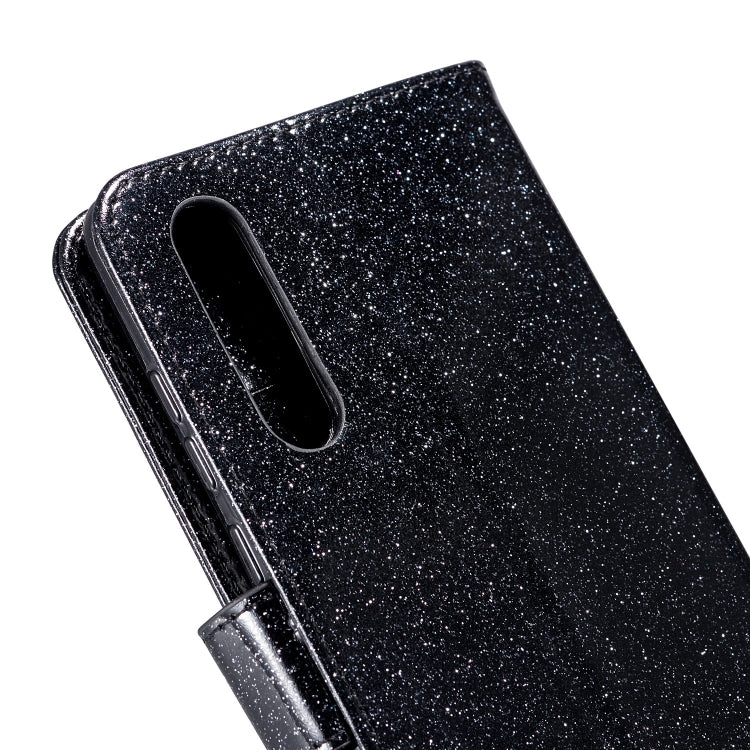 For Huawei P30 Glitter Powder Love Leather Phone Case