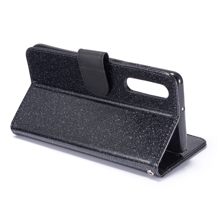 For Huawei P30 Glitter Powder Love Leather Phone Case