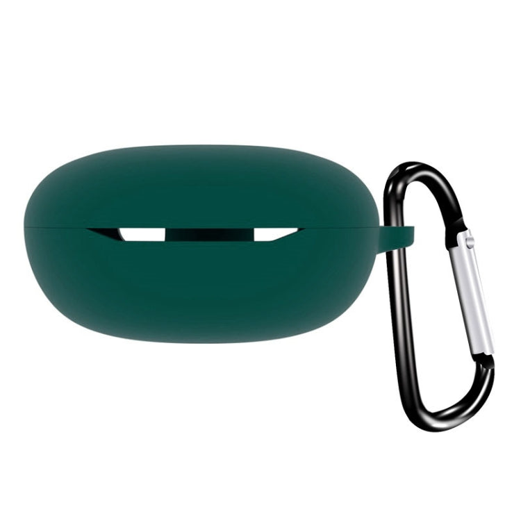 For Realme Buds Q Pure Color Bluetooth Earphone Soft Silicone Protective Case With Hook