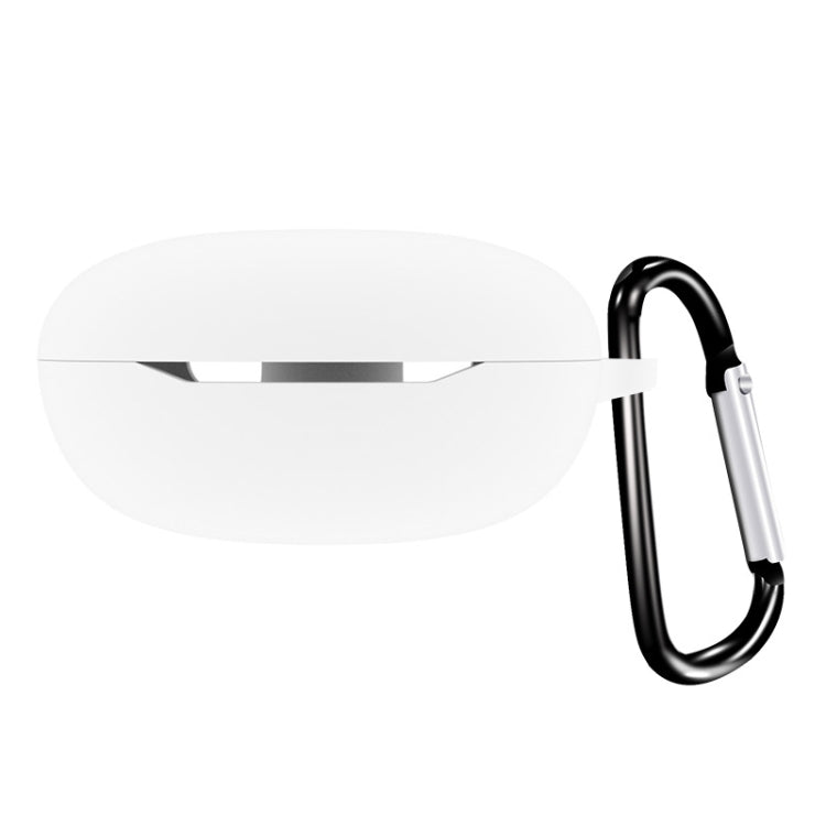 For Realme Buds Q Pure Color Bluetooth Earphone Soft Silicone Protective Case With Hook