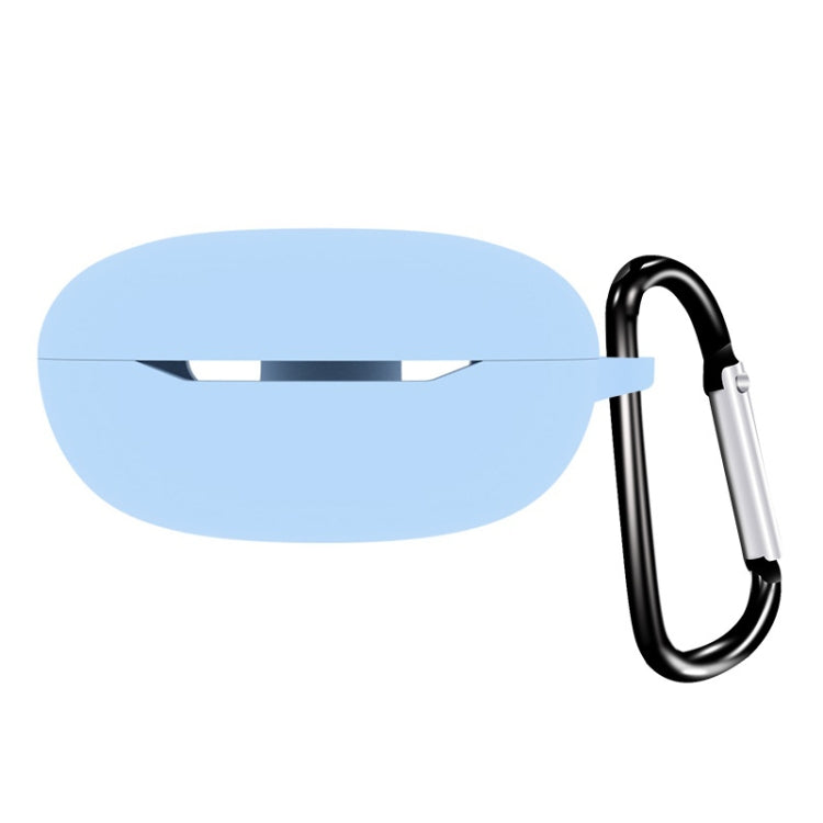 For Realme Buds Q Pure Color Bluetooth Earphone Soft Silicone Protective Case With Hook