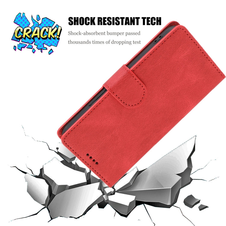 For iPhone 14 Fantasy Classic Skin-feel Calfskin Texture Leather Case