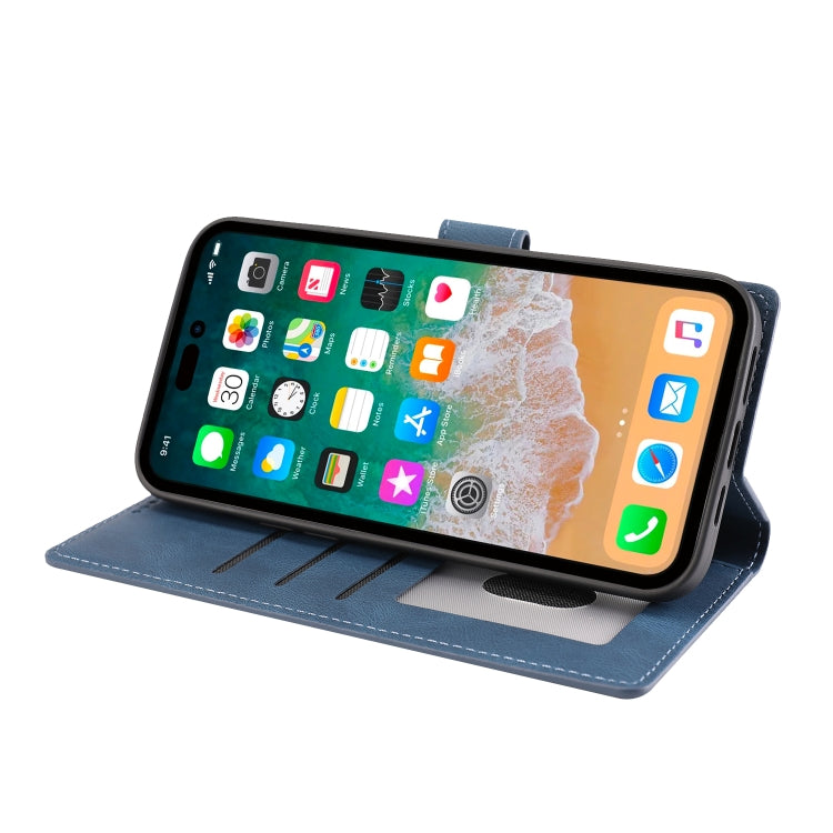 For iPhone 14 Pro Fantasy Classic Skin-feel Calfskin Texture Leather Case