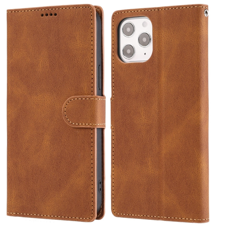 For iPhone 14 Pro Max Fantasy Classic Skin-feel Calfskin Texture Leather Case