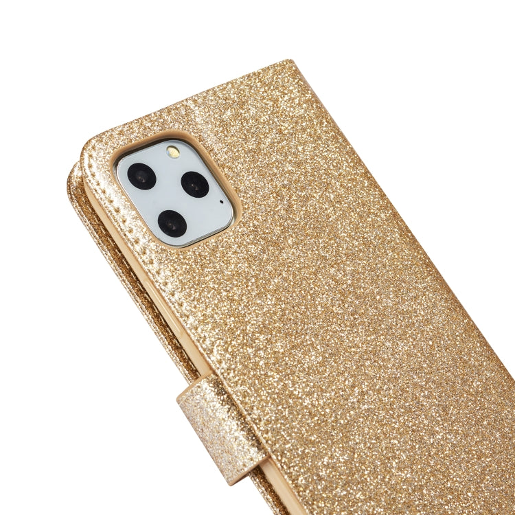 For iPhone 11 Pro Max Glitter Powder Love Leather Phone Case