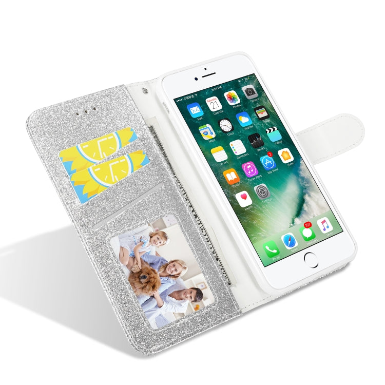 Glitter Powder Butterfly Leather Phone Case For iPhone 7 Plus/8 Plus
