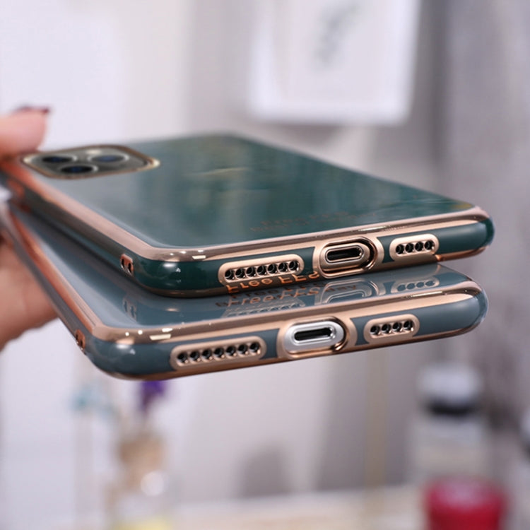 For iPhone 11 Pro 6D Plating TPU Protective Case