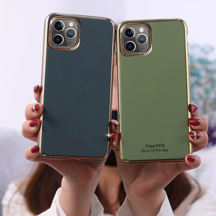 For iPhone 11 Pro 6D Plating TPU Protective Case