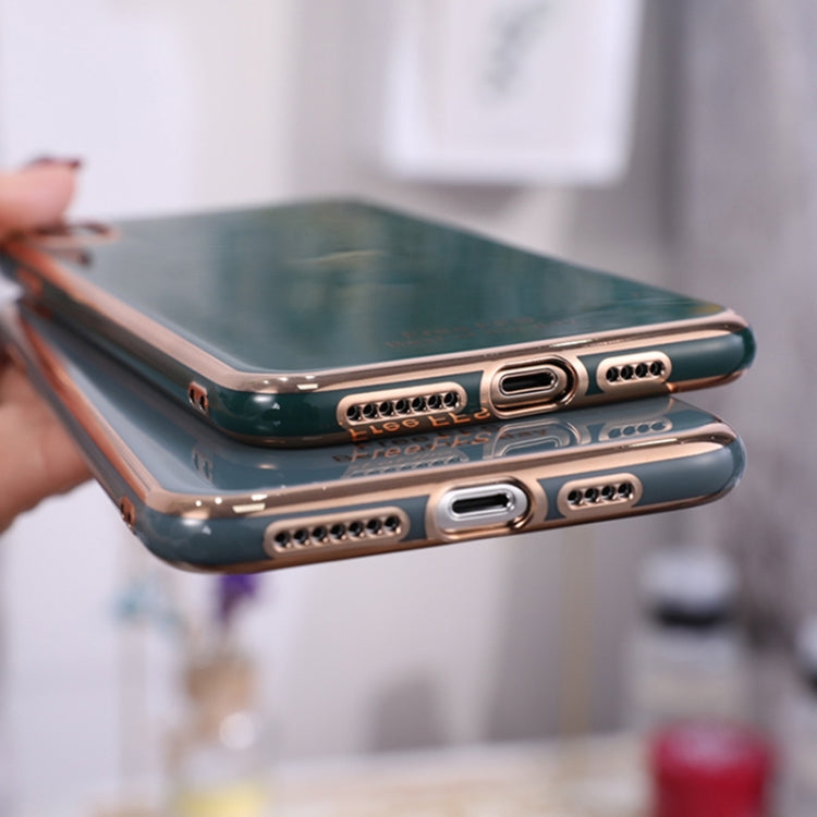 For iPhone X / XS 6D Plating TPU Protective Case