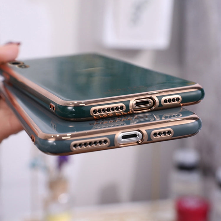 For iPhone XR 6D Plating TPU Protective Case