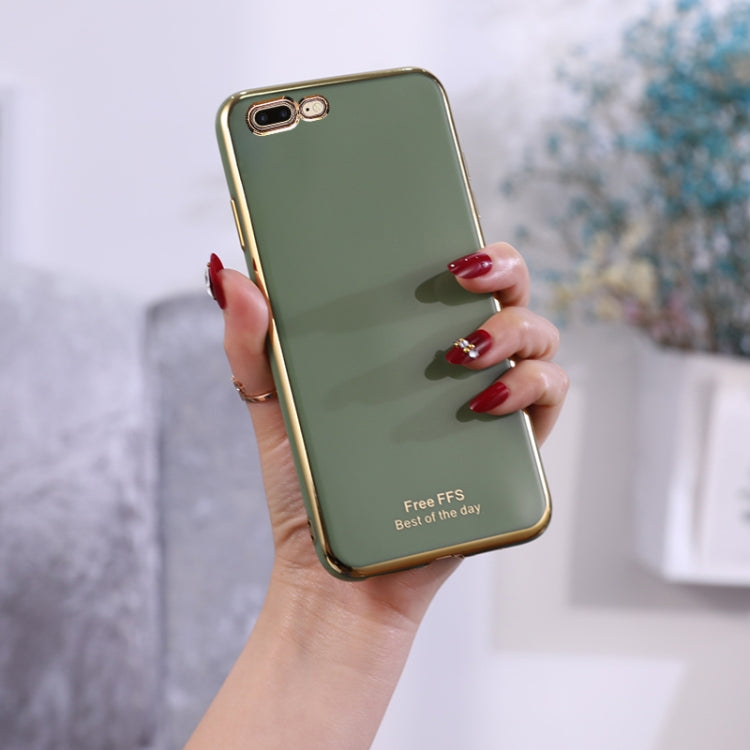 For iPhone 7 Plus & 8 Plus 6D Plating TPU Protective Case