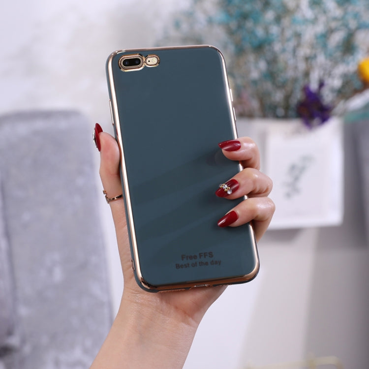 For iPhone 7 Plus & 8 Plus 6D Plating TPU Protective Case