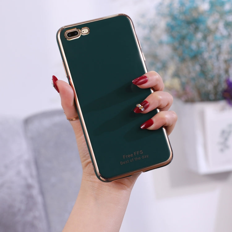 For iPhone 7 Plus & 8 Plus 6D Plating TPU Protective Case