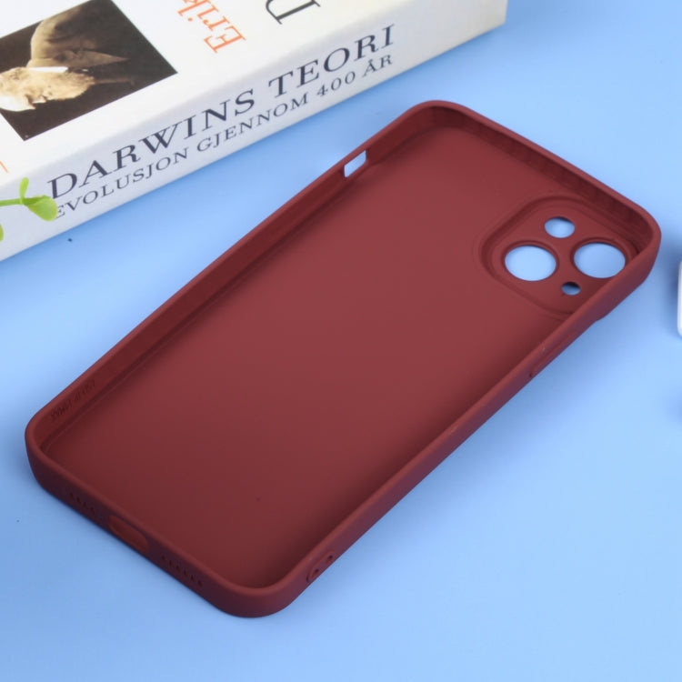 For iPhone 14 Liquid Silicone Full Coverage Phone Case