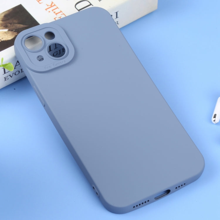 For iPhone 14 Plus Liquid Silicone Full Coverage Phone Case