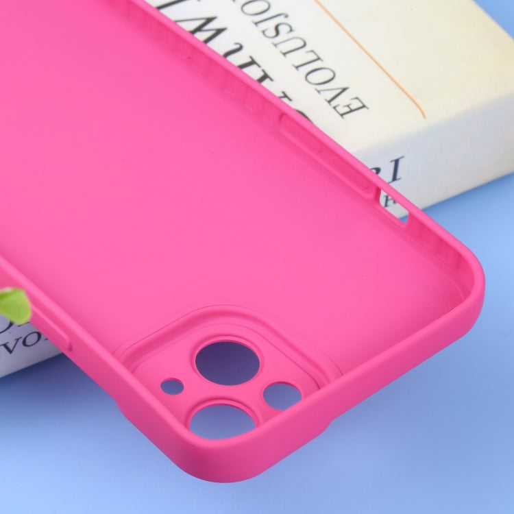 For iPhone 14 Plus Liquid Silicone Full Coverage Phone Case