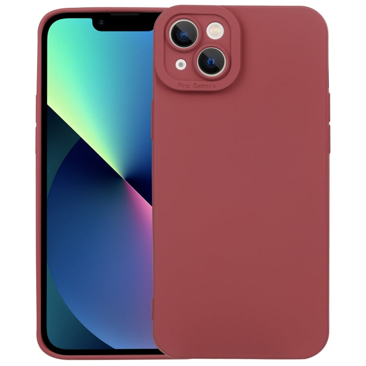 For iPhone 14 Plus Liquid Silicone Full Coverage Phone Case