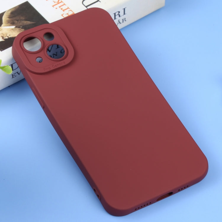 For iPhone 14 Plus Liquid Silicone Full Coverage Phone Case