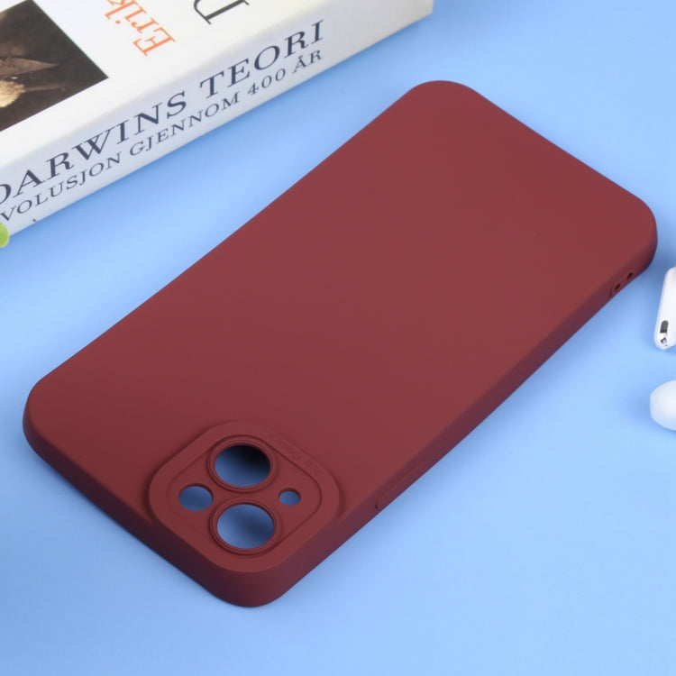 For iPhone 14 Plus Liquid Silicone Full Coverage Phone Case