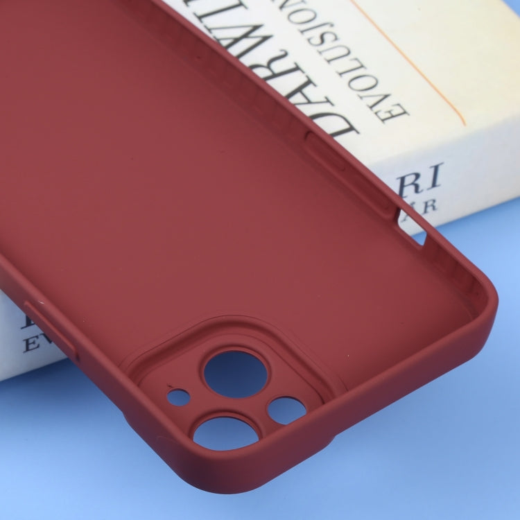 For iPhone 14 Plus Liquid Silicone Full Coverage Phone Case