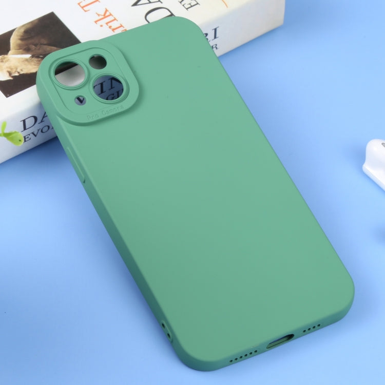 For iPhone 14 Plus Liquid Silicone Full Coverage Phone Case