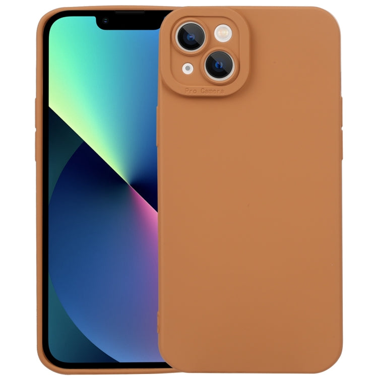 For iPhone 14 Plus Liquid Silicone Full Coverage Phone Case
