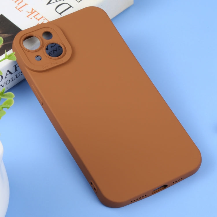 For iPhone 14 Plus Liquid Silicone Full Coverage Phone Case