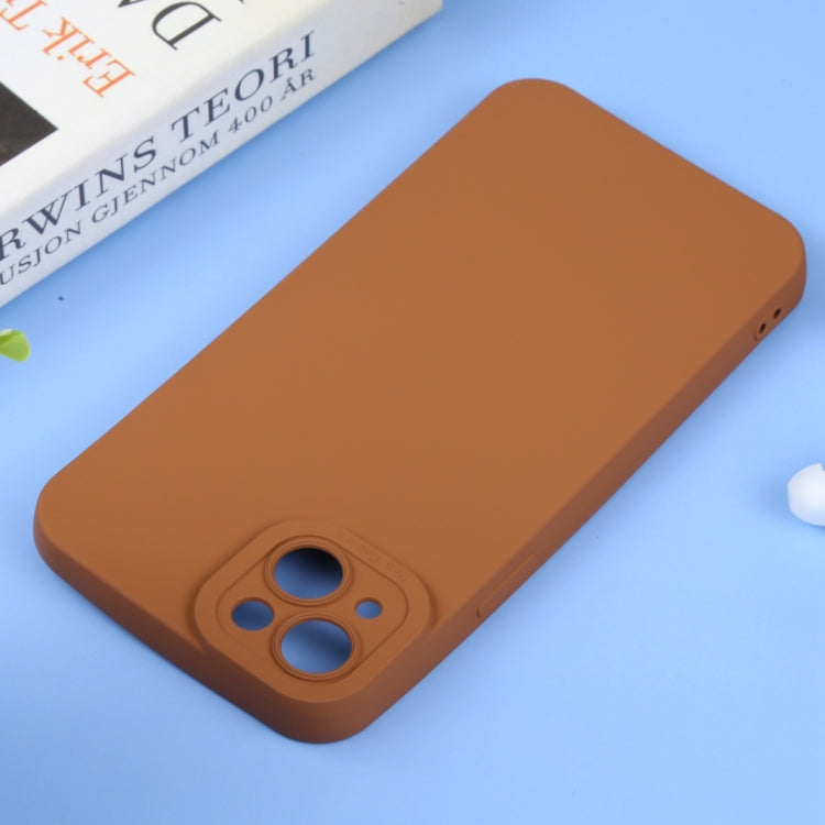 For iPhone 14 Plus Liquid Silicone Full Coverage Phone Case