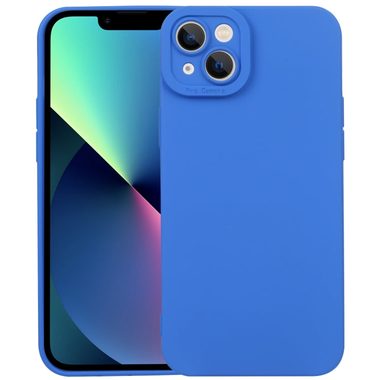 For iPhone 14 Plus Liquid Silicone Full Coverage Phone Case