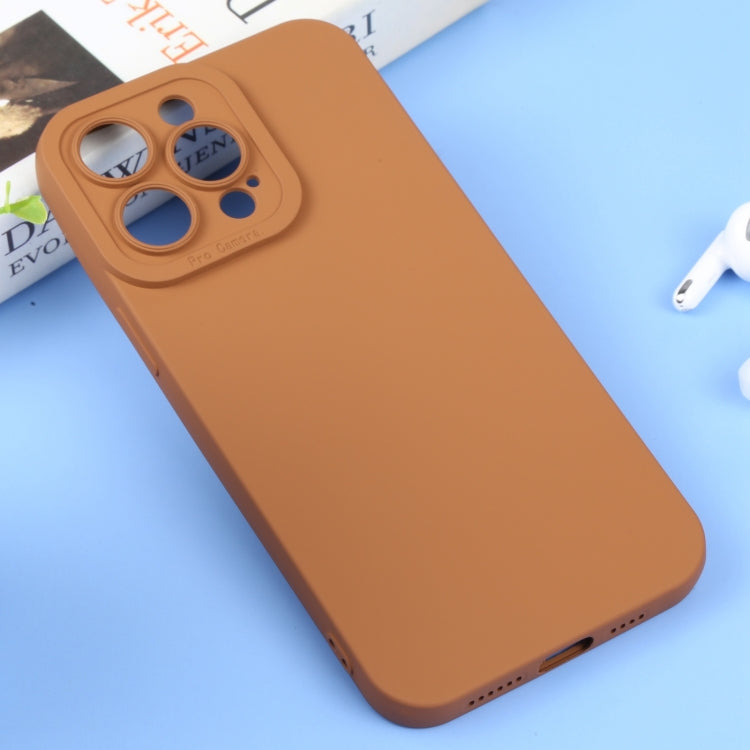 For iPhone 14 Pro Liquid Silicone Full Coverage Phone Case