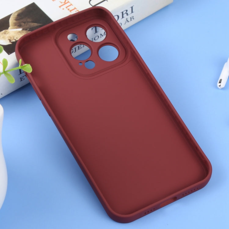 For iPhone 14 Pro Max Liquid Silicone Full Coverage Phone Case