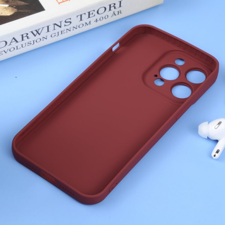 For iPhone 14 Pro Max Liquid Silicone Full Coverage Phone Case