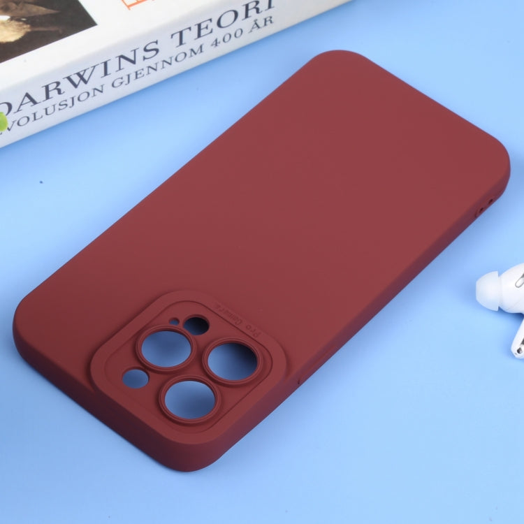 For iPhone 14 Pro Max Liquid Silicone Full Coverage Phone Case